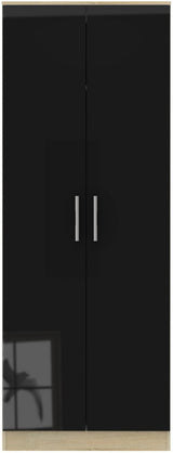 Contrast Tall 2 Door Double Wardrobe