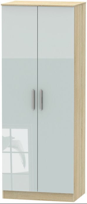 Contrast Tall 2 Door Double Wardrobe