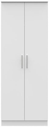 Contrast Tall 2 Door Double Wardrobe