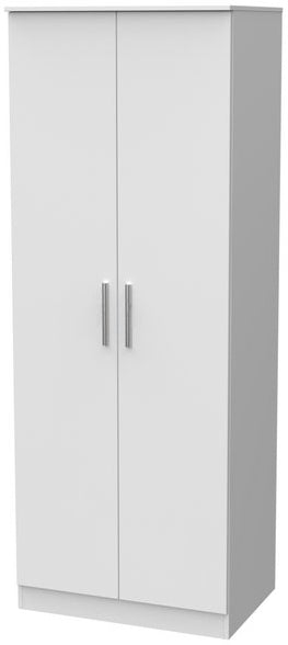 Contrast Tall 2 Door Double Wardrobe