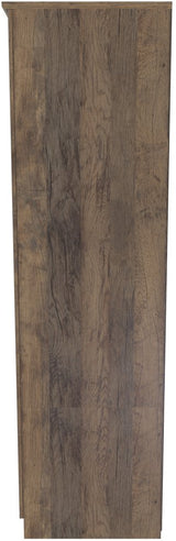 Contrast Mirrored 3 Door Triple Wardrobe