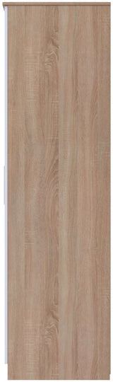 Contrast Mirrored 3 Door Triple Wardrobe