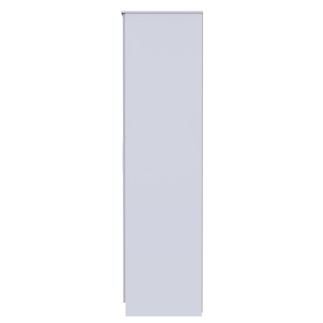 Contrast Tall Mirrored 3 Door Triple Wardrobe