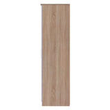 Contrast Tall Mirrored 3 Door Triple Wardrobe