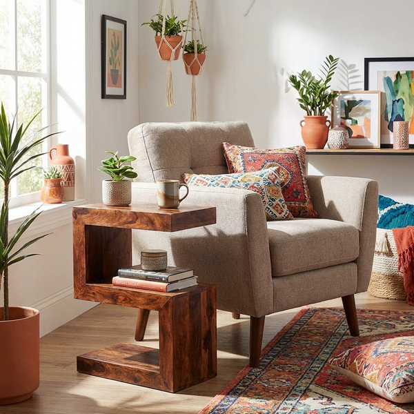 Solid Wood Side Tables