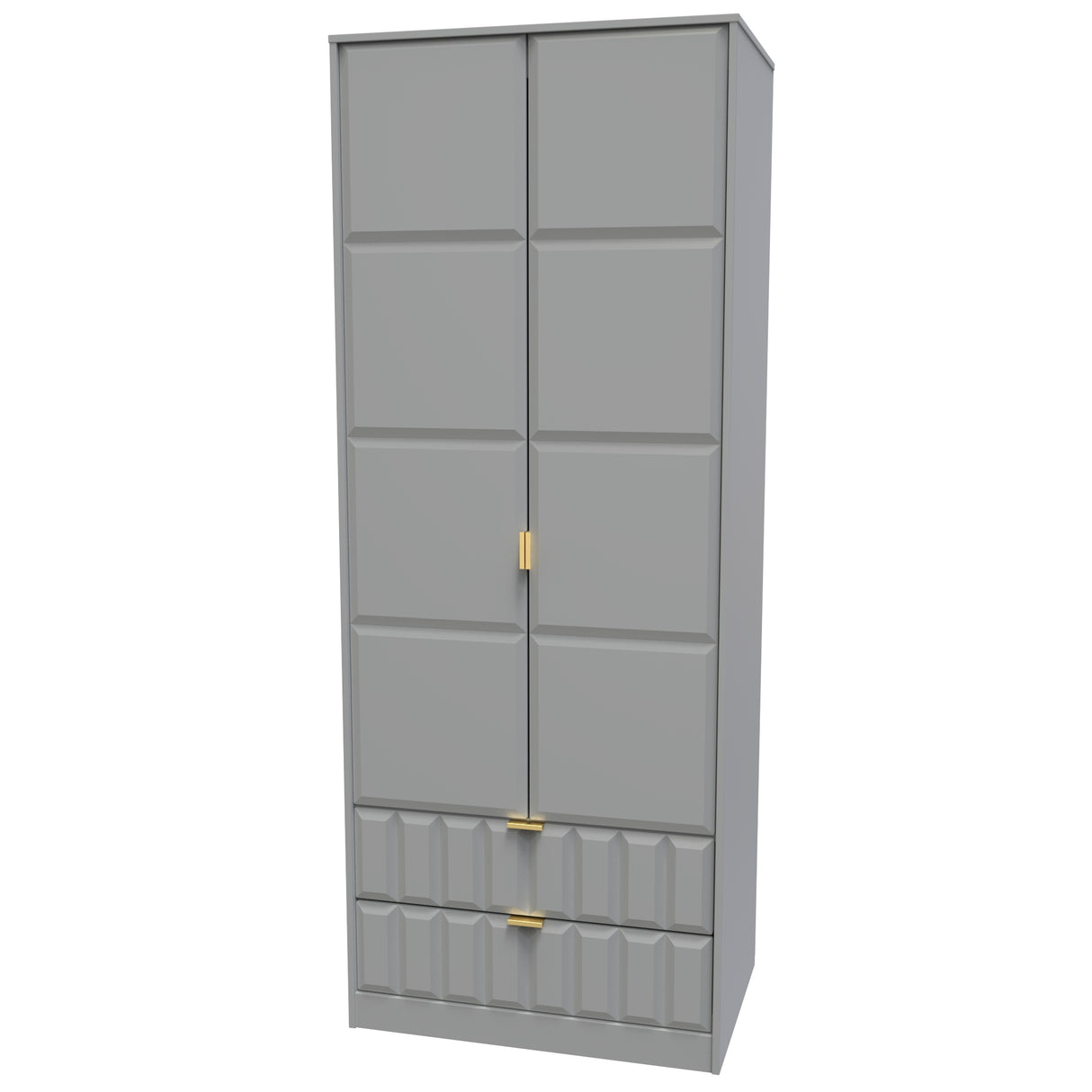 Cube 2 Door 2 Drawer Wardrobe