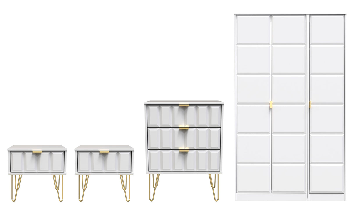 Cube 4 Piece Bedroom Set