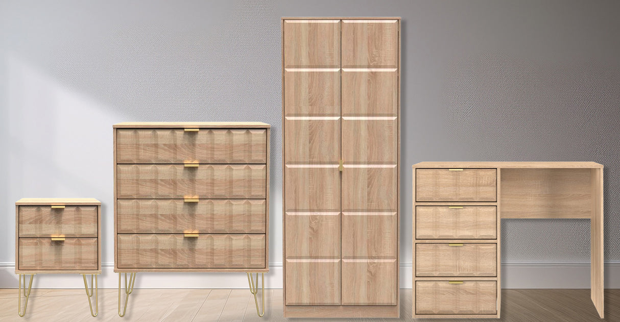 Cube 4 Piece Bedroom Set