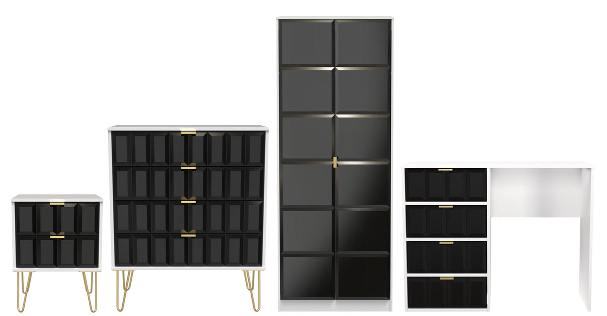 Cube 4 Piece Bedroom Set