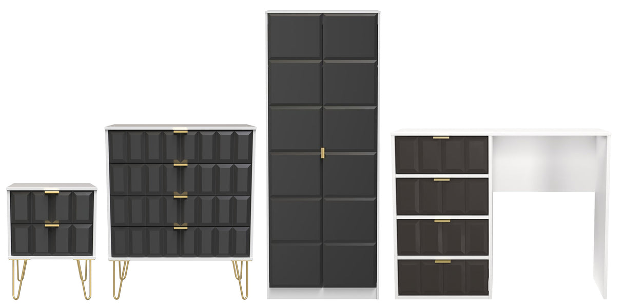 Cube 4 Piece Bedroom Set