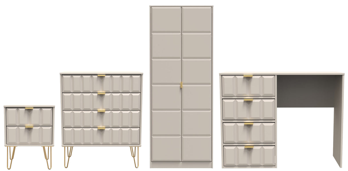 Cube 4 Piece Bedroom Set