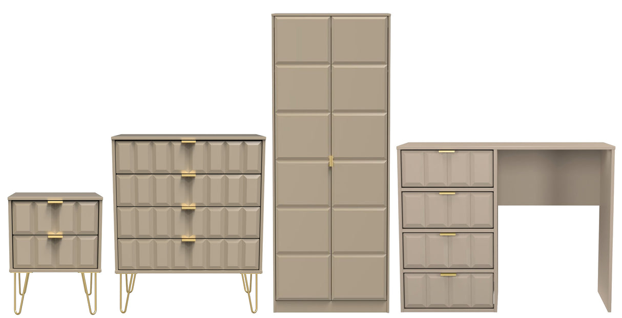 Cube 4 Piece Bedroom Set