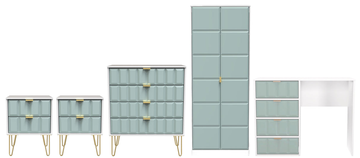 Cube 5 Piece Bedroom Set