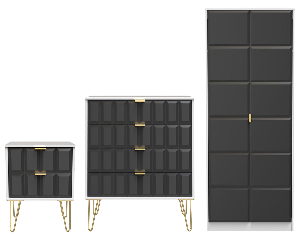 Cube 3 Piece Bedroom Set