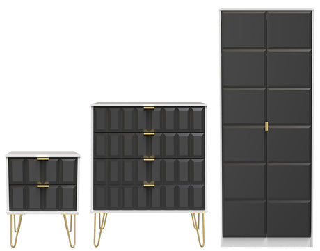 Cube 3 Piece Bedroom Set