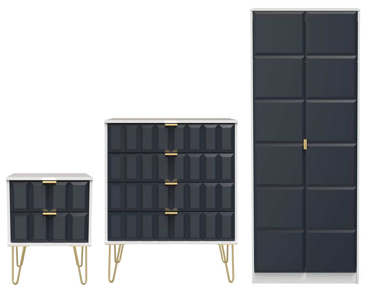 Cube 3 Piece Bedroom Set