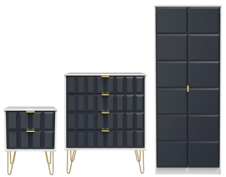 Cube 3 Piece Bedroom Set