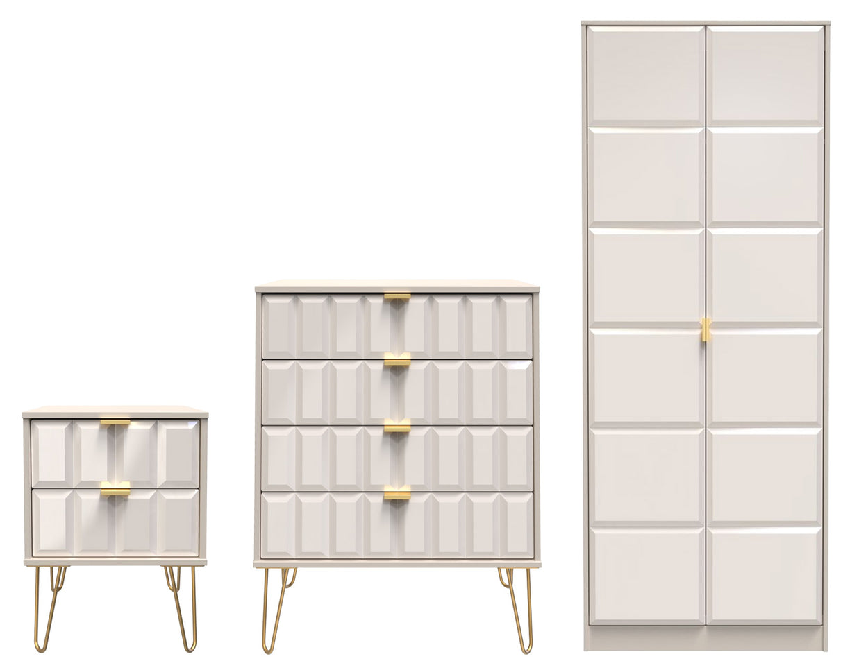 Cube 3 Piece Bedroom Set