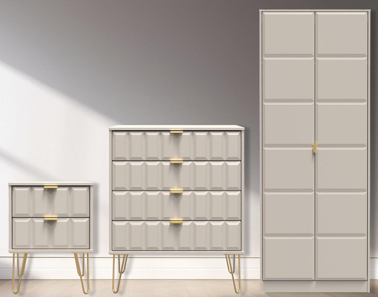 Cube 3 Piece Bedroom Set