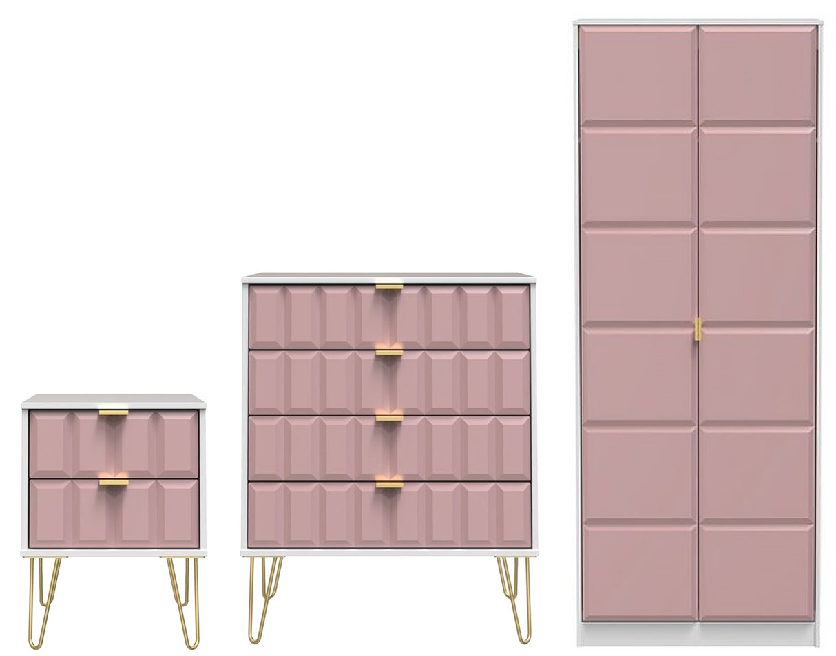 Cube 3 Piece Bedroom Set