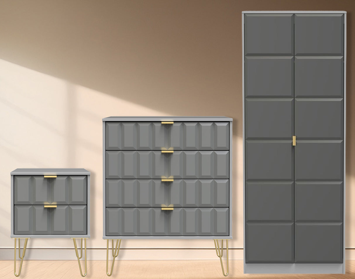 Cube 3 Piece Bedroom Set