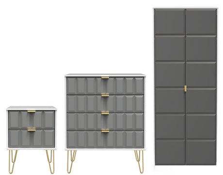 Cube 3 Piece Bedroom Set