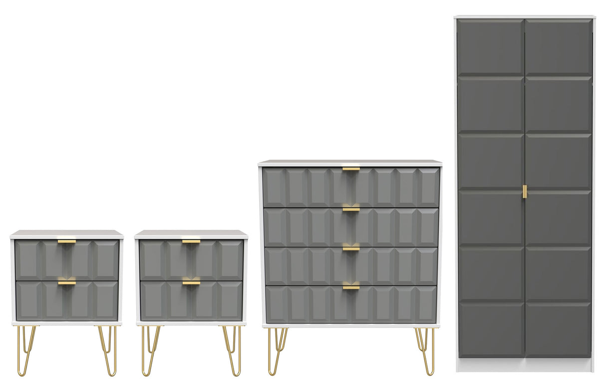 Cube 4 Piece Bedroom Set
