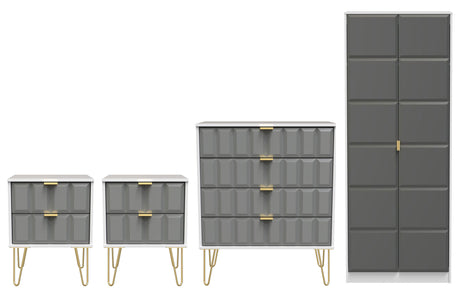 Cube 4 Piece Bedroom Set