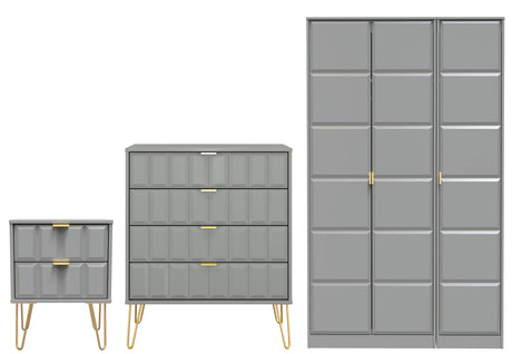 Cube 3 Piece Bedroom Set
