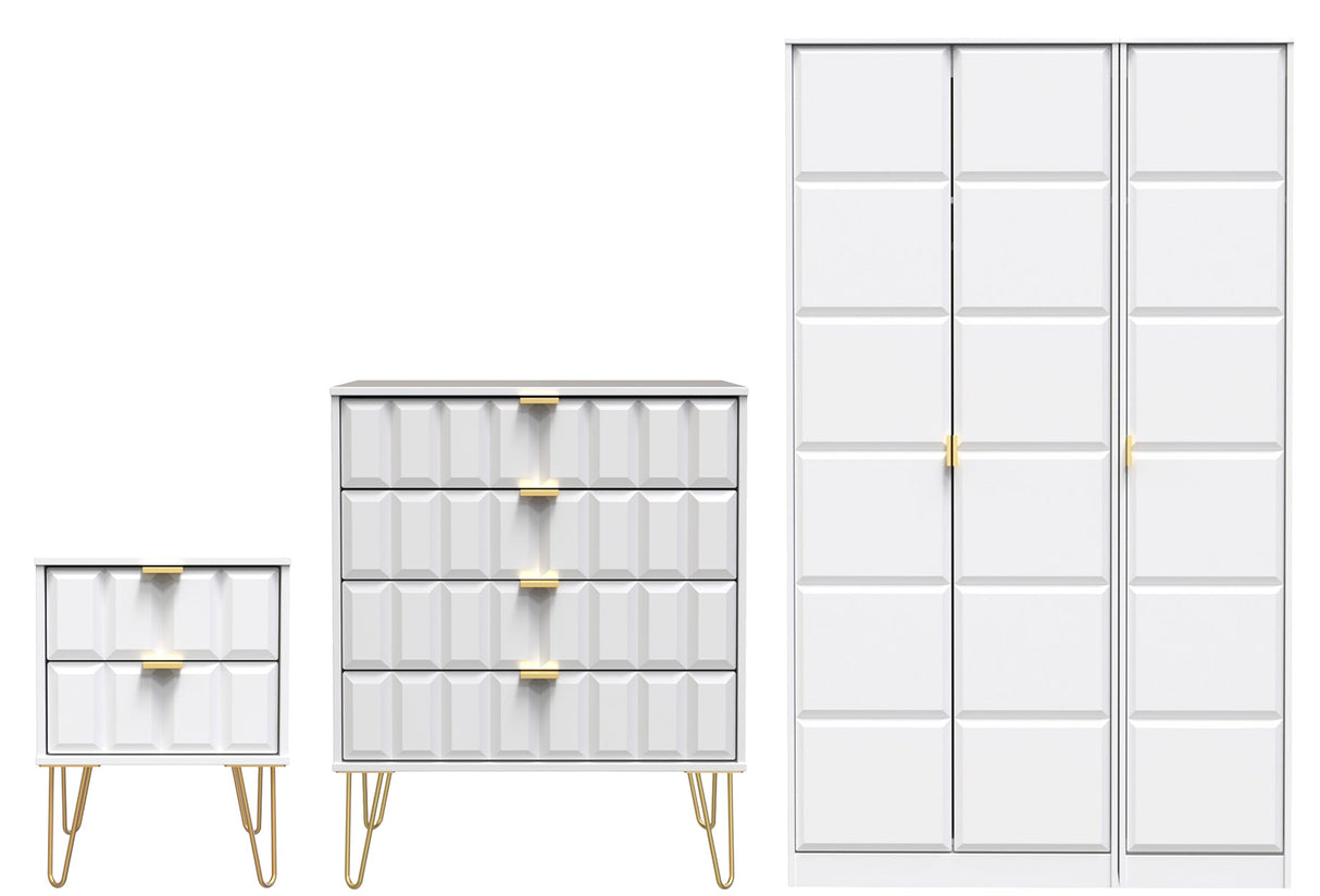 Cube 3 Piece Bedroom Set