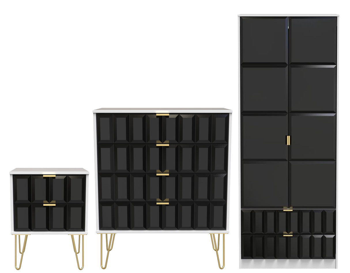 Cube 3 Piece Bedroom Set