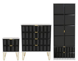 Cube 3 Piece Bedroom Set