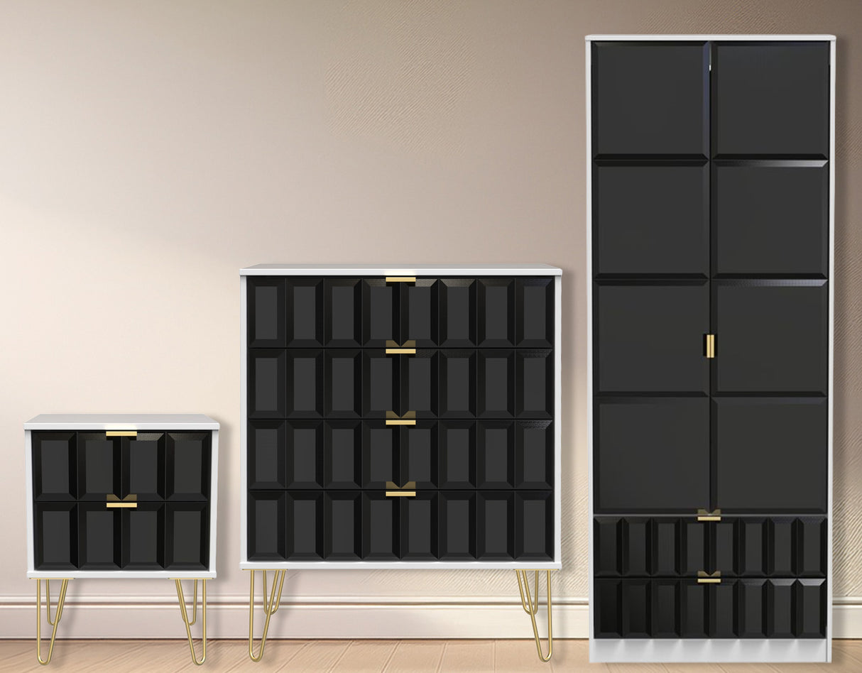Cube 3 Piece Bedroom Set