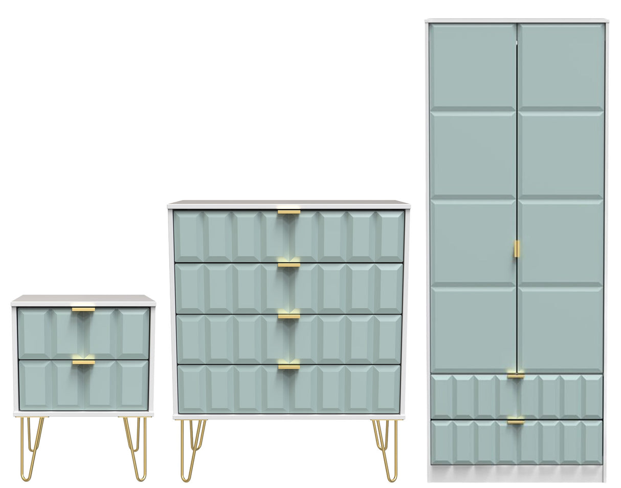 Cube 3 Piece Bedroom Set