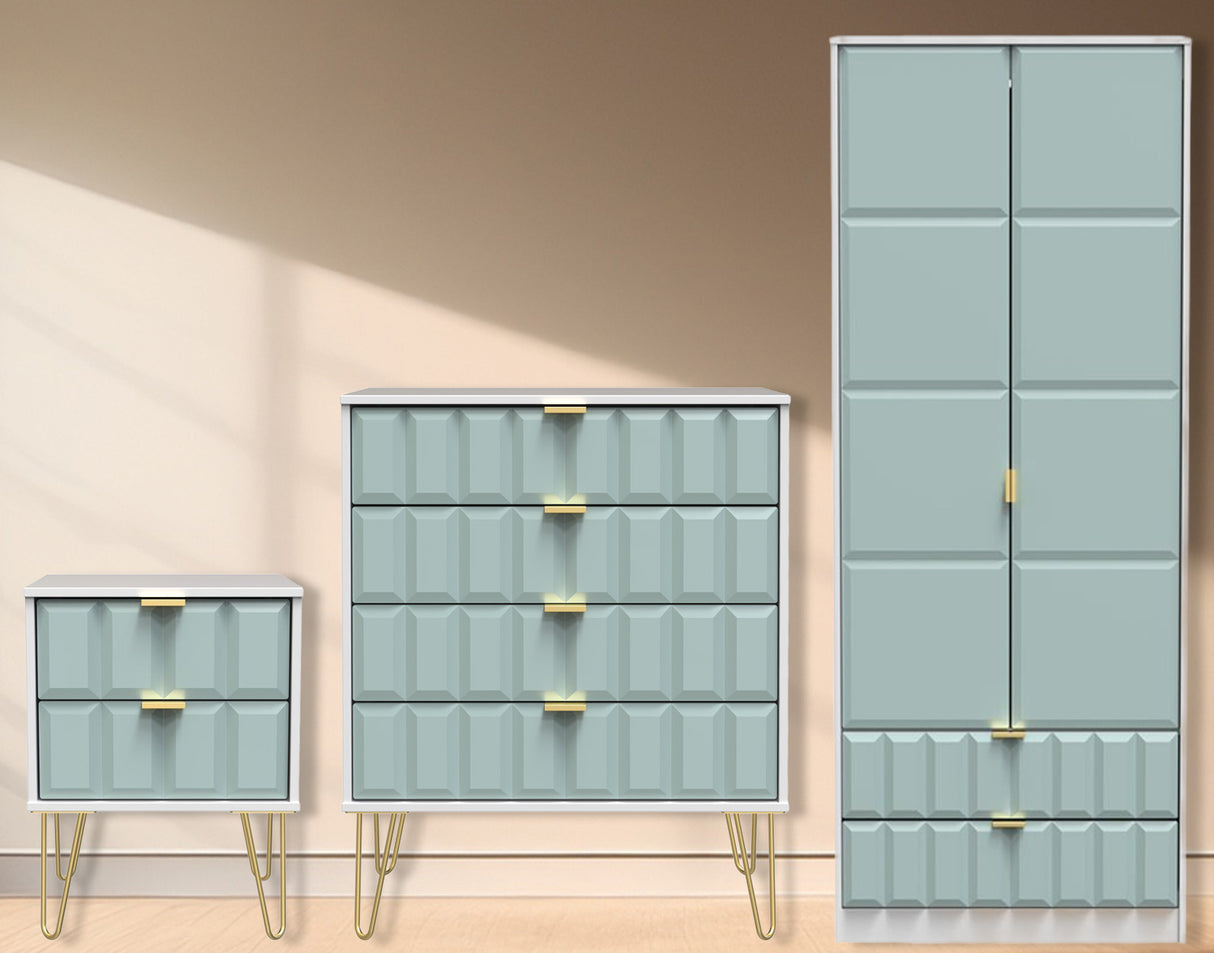 Cube 3 Piece Bedroom Set