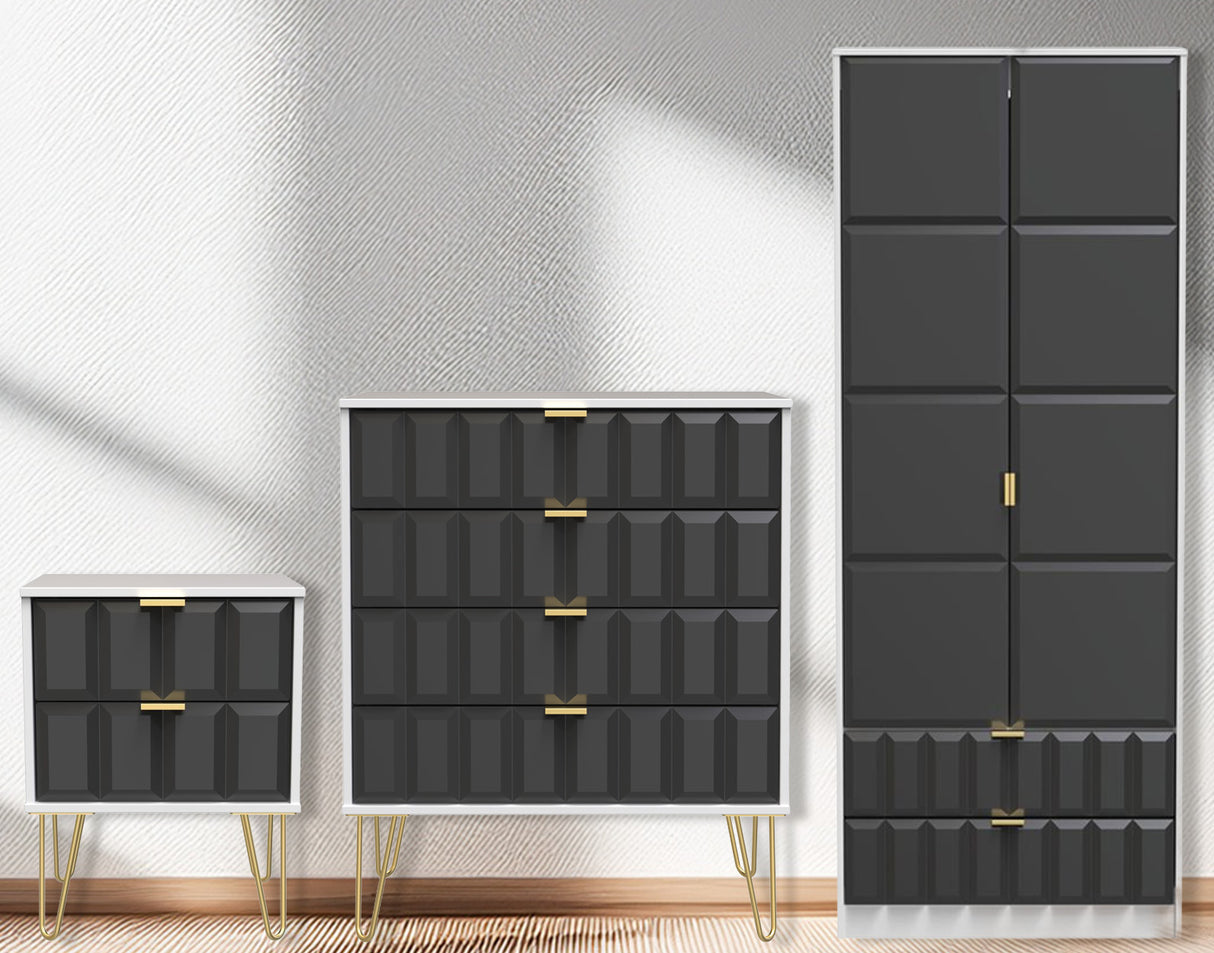 Cube 3 Piece Bedroom Set