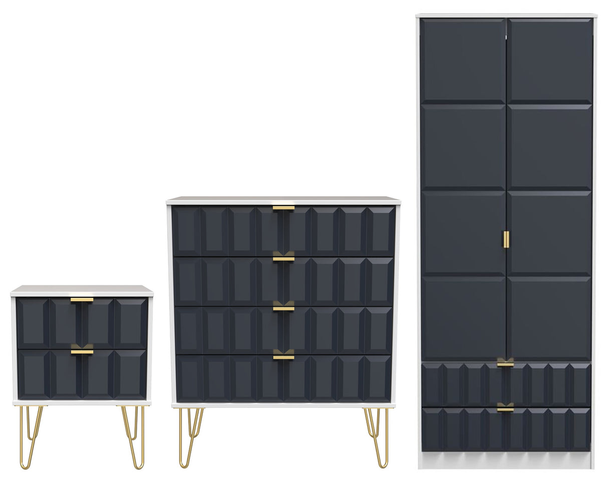 Cube 3 Piece Bedroom Set