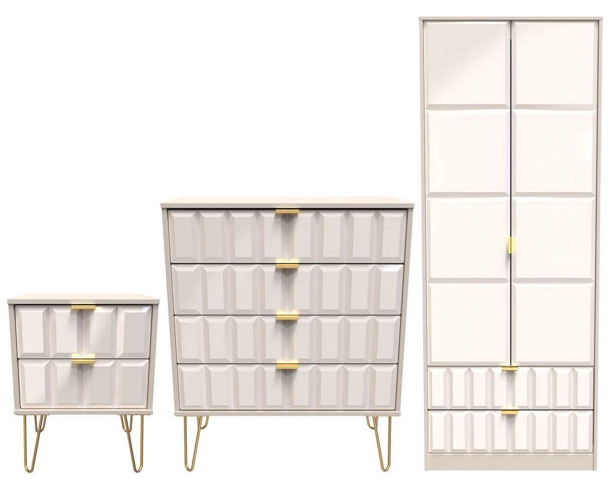 Cube 3 Piece Bedroom Set