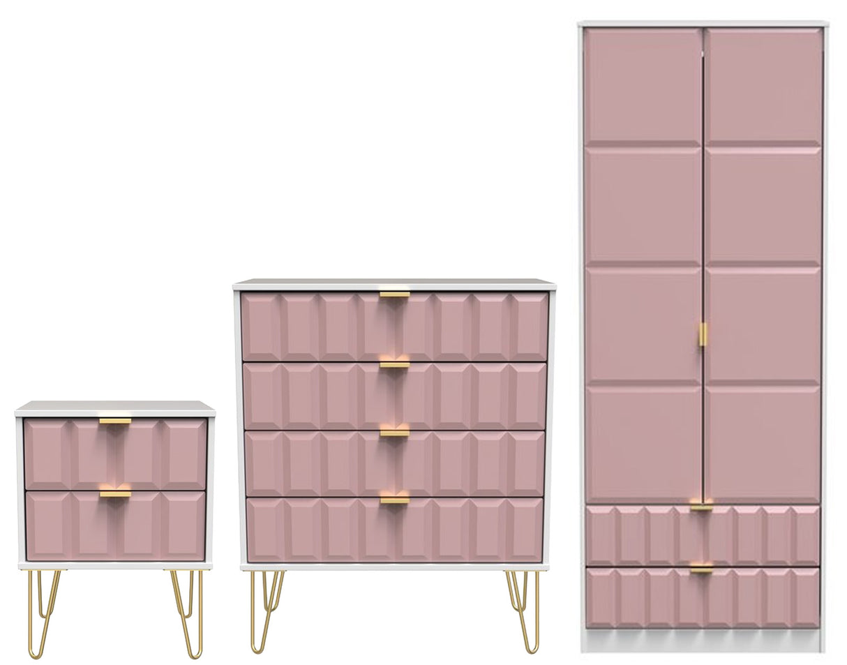 Cube 3 Piece Bedroom Set