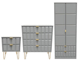 Cube 3 Piece Bedroom Set