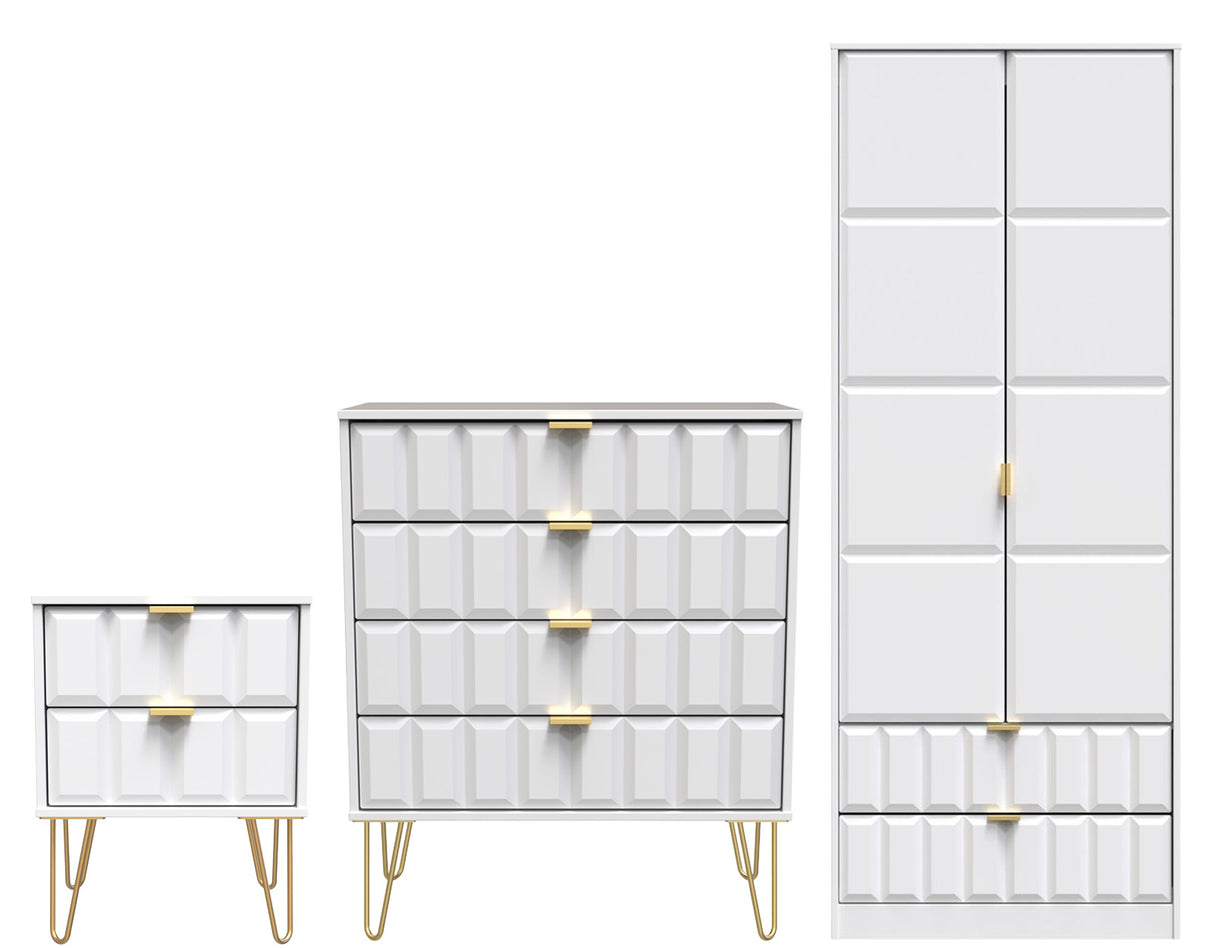 Cube 3 Piece Bedroom Set