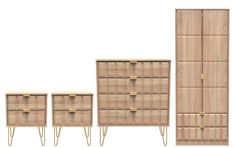 Cube 4 Piece Bedroom Set
