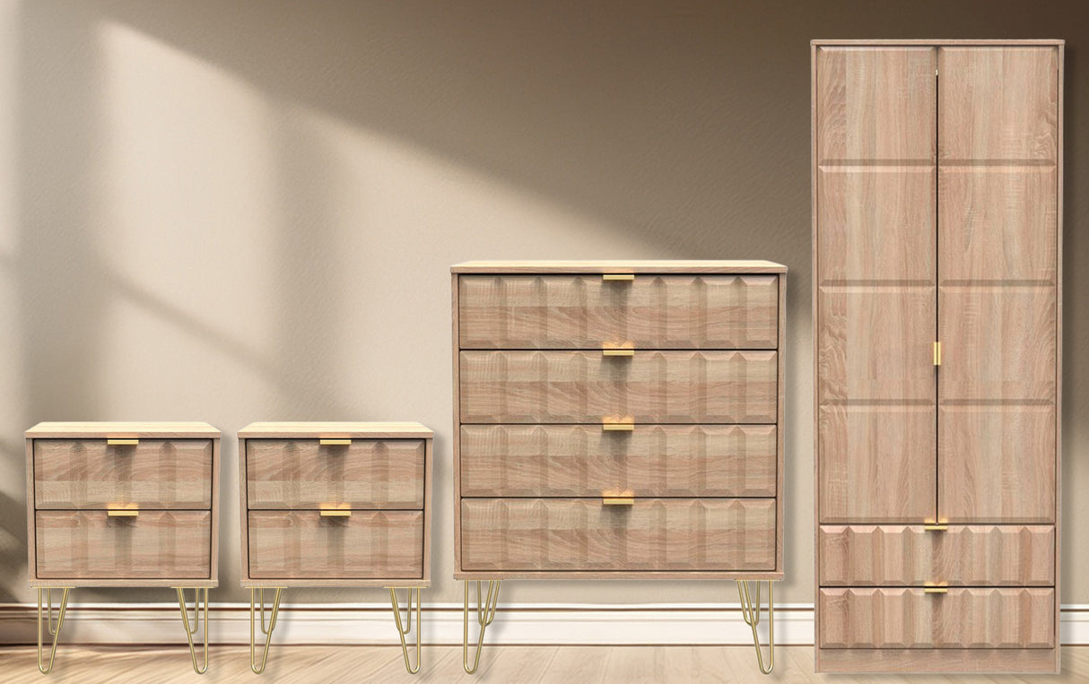 Cube 4 Piece Bedroom Set