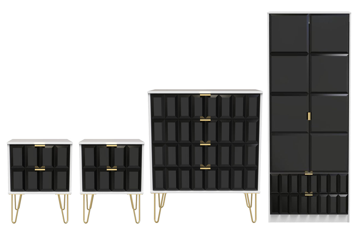 Cube 4 Piece Bedroom Set