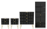 Cube 4 Piece Bedroom Set