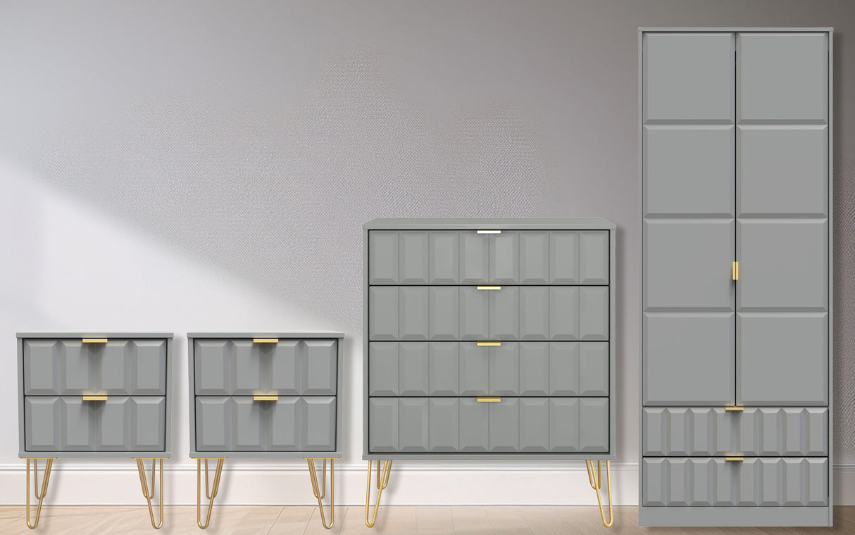 Cube 4 Piece Bedroom Set