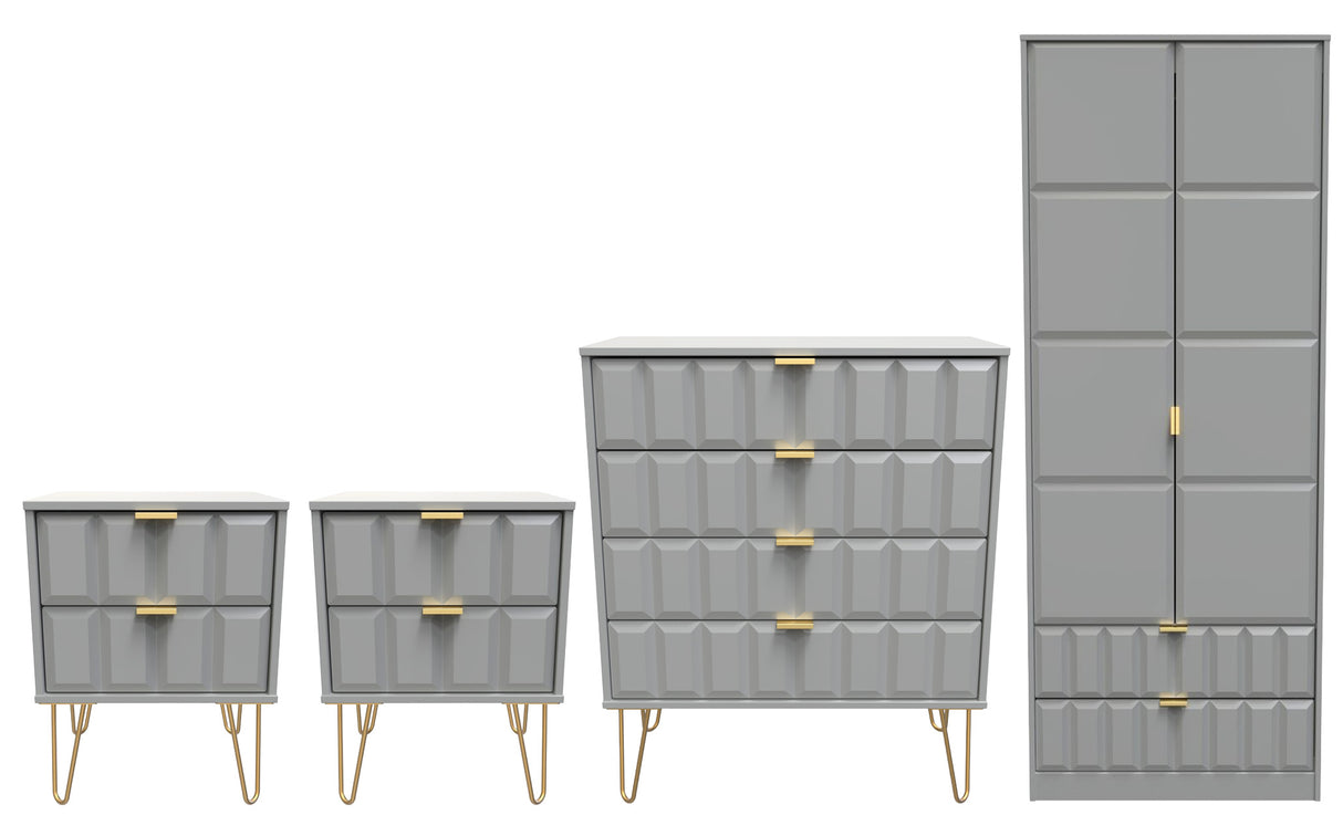 Cube 4 Piece Bedroom Set