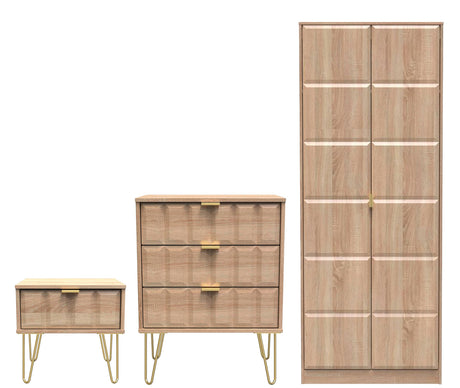 Cube 3 Piece Bedroom Set