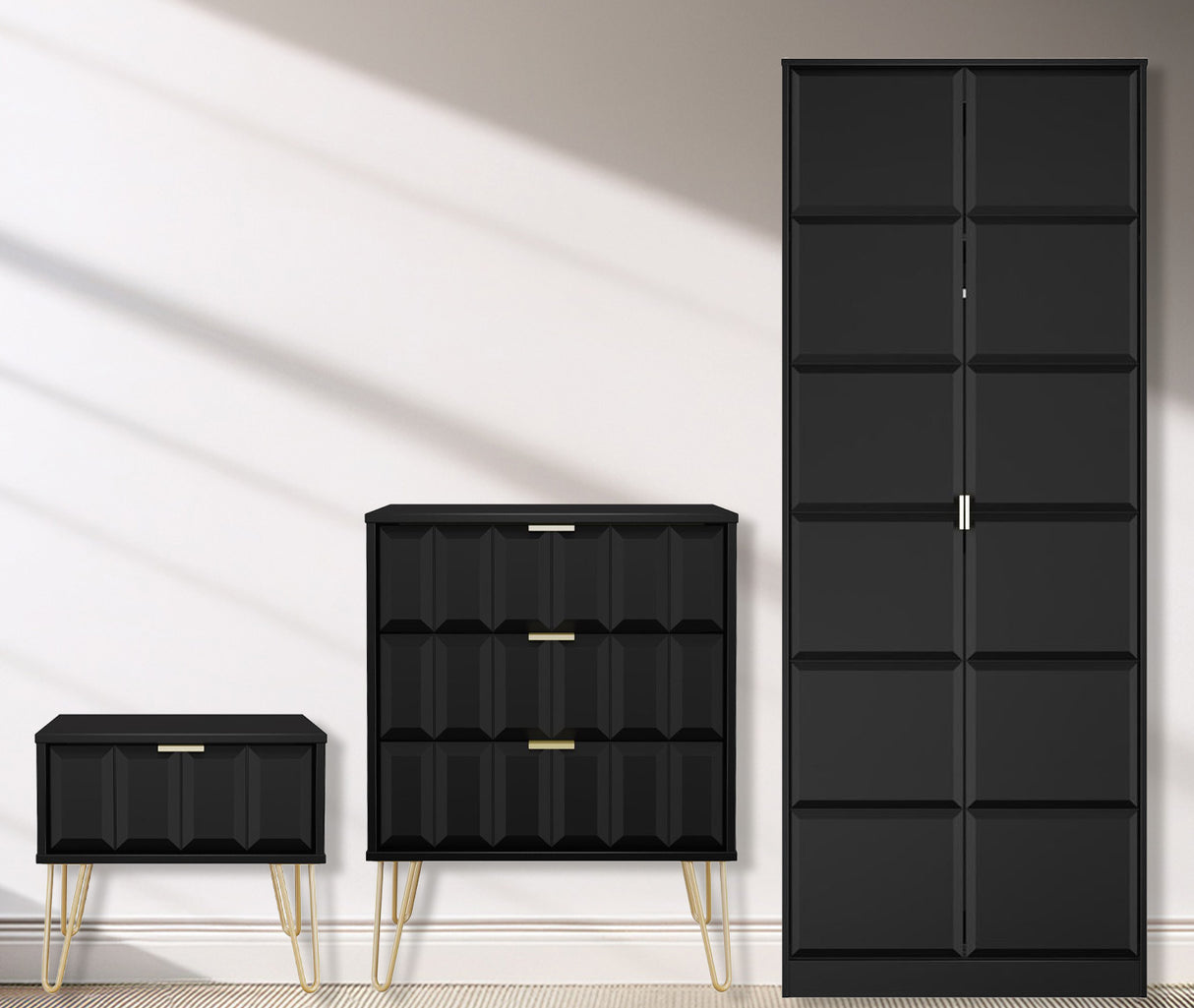 Cube 3 Piece Bedroom Set