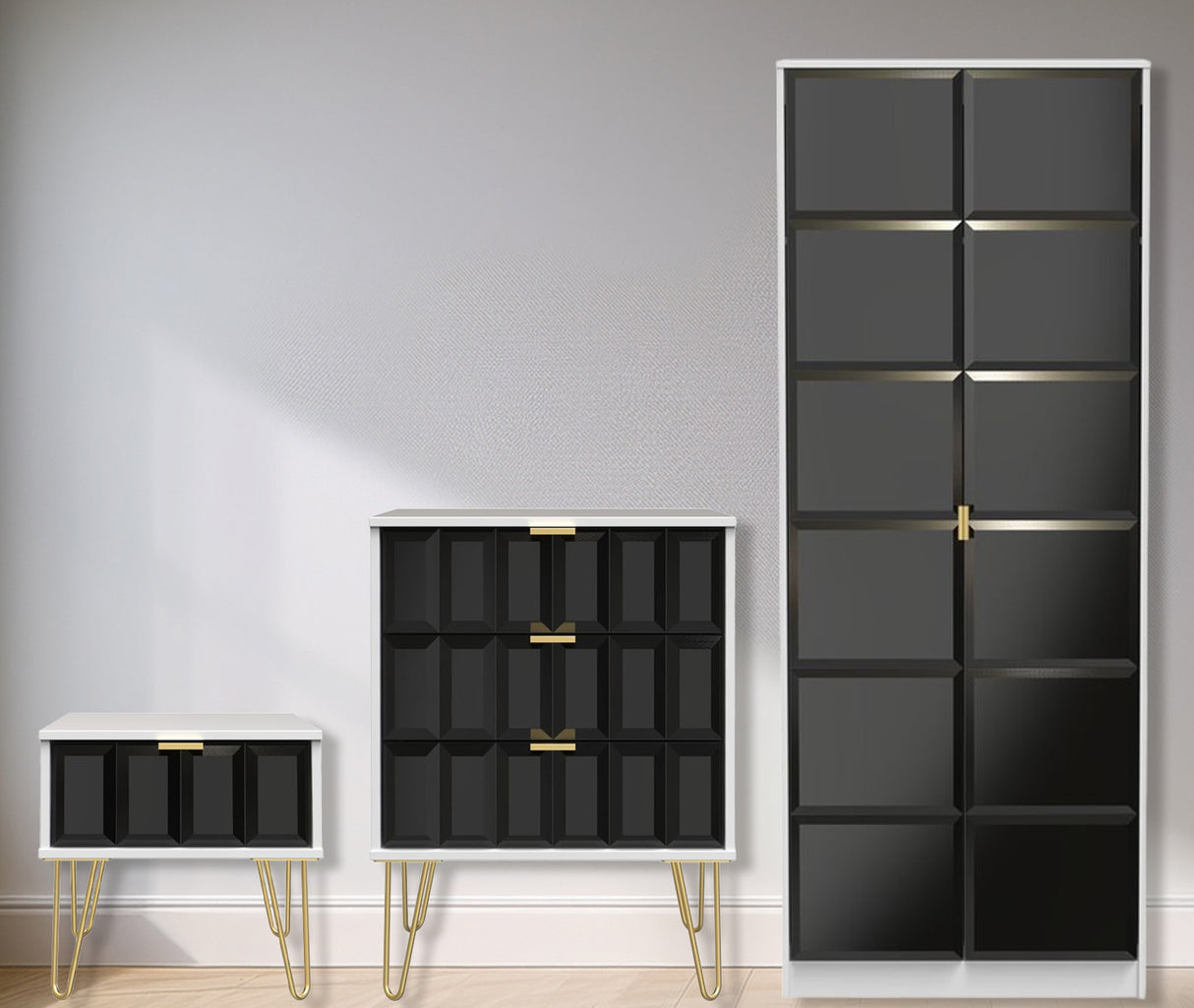 Cube 3 Piece Bedroom Set